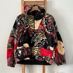 Free People Movement wild and free printed fleece pullover XS